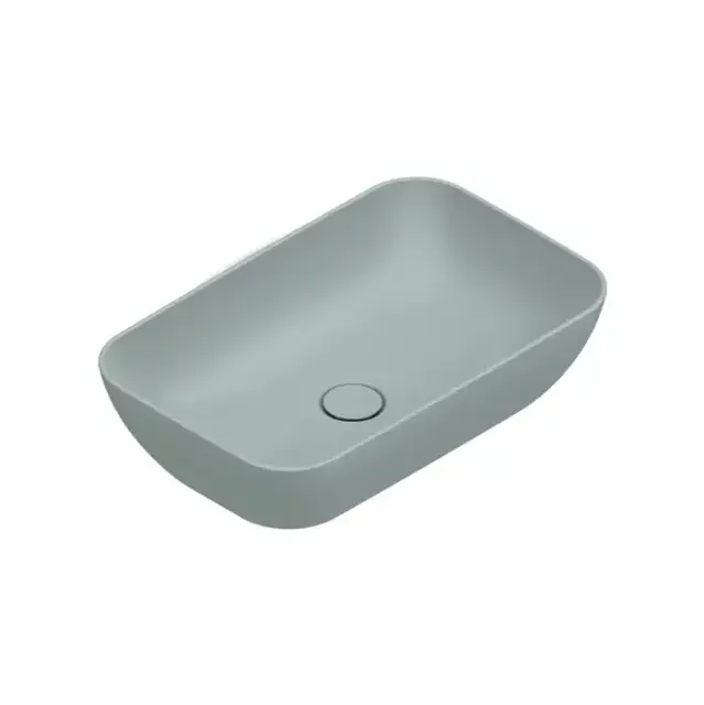 Catalano Green Раковина 60x38см накладная, без отв., цвет: Aqua Satinato