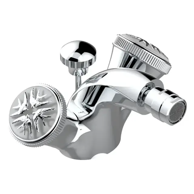 THG Hirondelles Platinum Stamped Смеситель для биде, 1 отв., цвет: хром