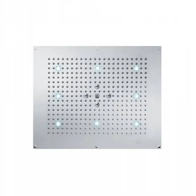 BOSSINI Dream Верхний душ 570 x 470 мм, с 8 LED RGB, 2 режима (дождь, распыление), блок питания/управления, Cromoterapia, цвет: хром