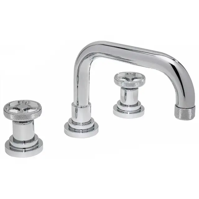 Nicolazzi Arena Смеситель для раковины на 3 отверстия, с донным клапаном, излив: 170 мм, цвет: хром