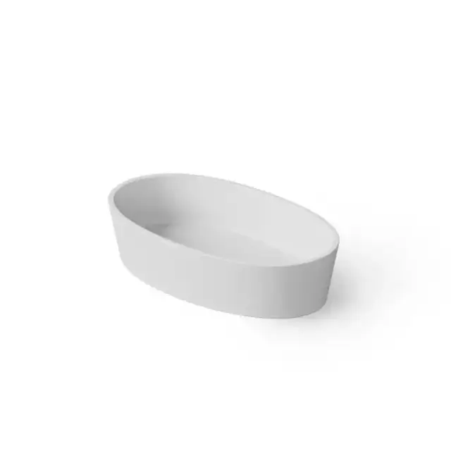 Dea Design Washbasins Раковина 60х35х14см., накладная, без отв., Solid Surface, цвет: White №18