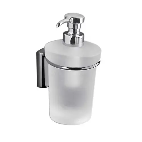Colombo Look Дозатор для жидкого мыла, подвесной, цвет: хром/матовое стекло