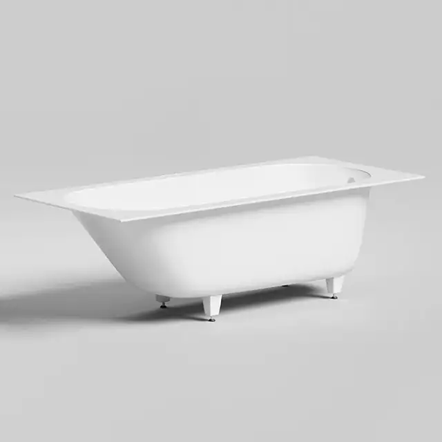 Salini Ornella Встраиваемая ванна 170х75х60cм, овальная чаша, S-Sense, цвет: белый матовый