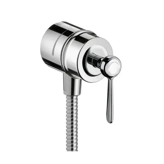 Axor Montreux, Шланговое подсоединение Fixfit Stop, с рычаговой рукояткой, цвет: хром