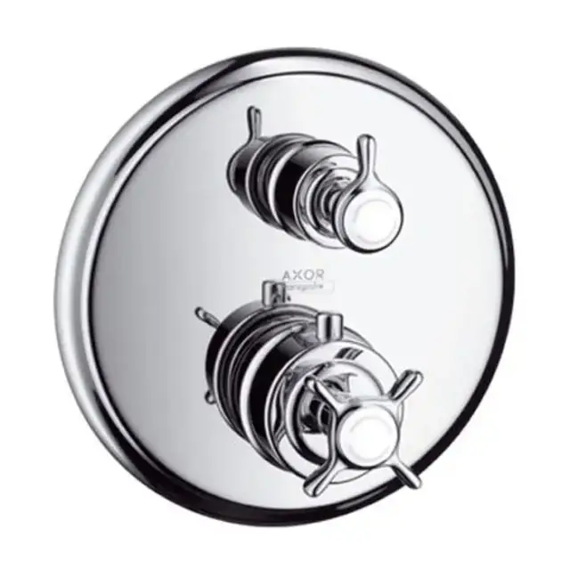 Axor Montreux, Термостат Highflow 59 л / мин, с рычаговой рукояткой, СМ, внешняя часть, цвет: хром