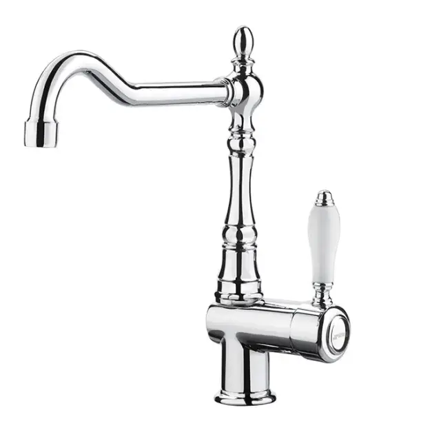 Carlo Frattini Kitchen Смеситель для кухни, вращающийся излив, цвет: хром