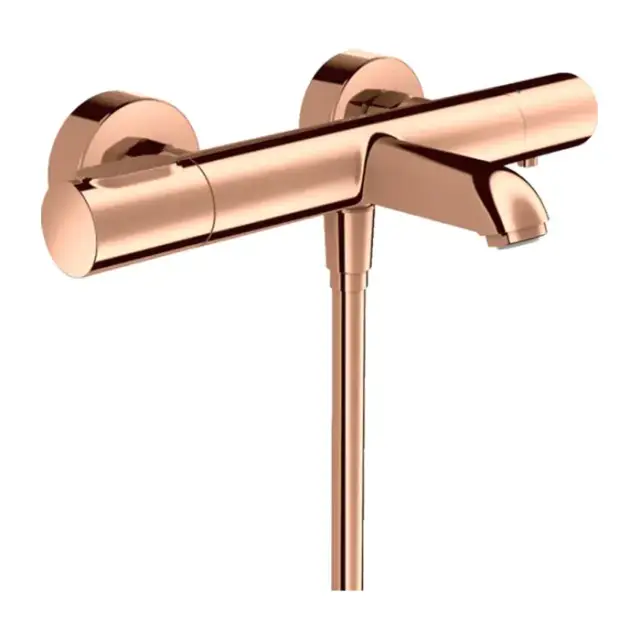 Axor Citterio M Смеситель для ванны, настенный, термостатический, цвет: полированное красное золото
