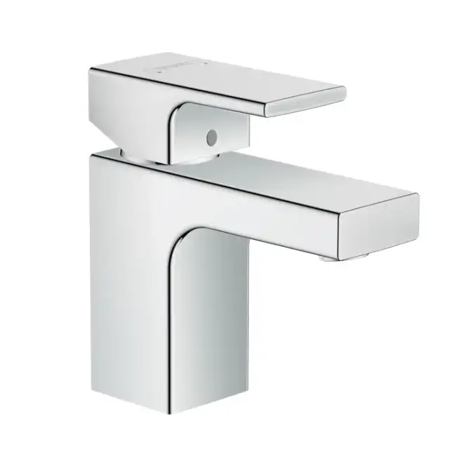 Hansgrohe Vernis Shap Смеситель для раковины, излив 70 мм, с донным клапаном, цвет: хром