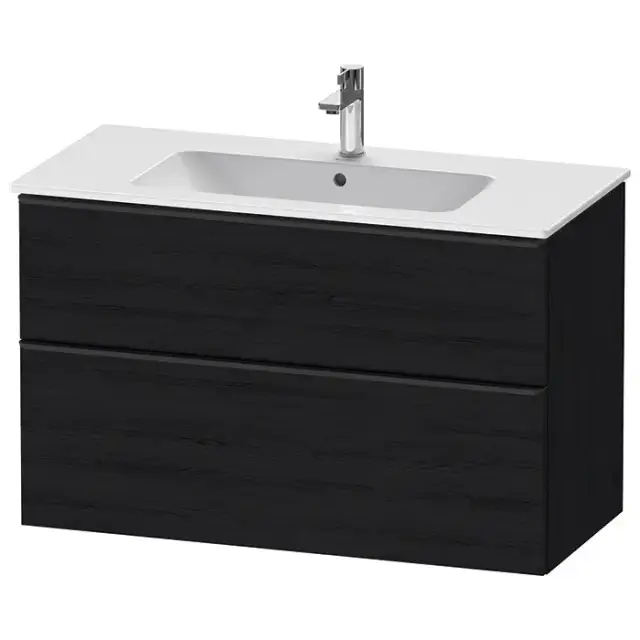 Duravit D-Neo Тумбочка подвесная 101х46.2x62.5см., раковина, 1 ящик цвет: Black Oak