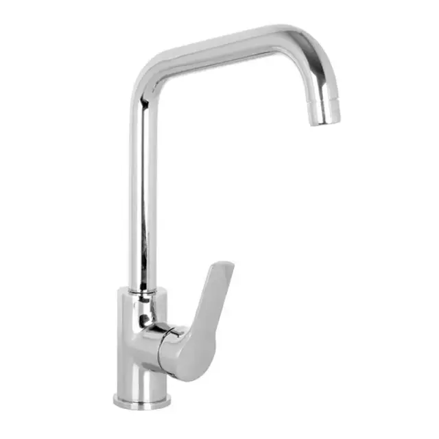 Carlo Frattini Kitchen Смеситель для кухни с двумя гибкими шлангами 370мм, вращающийся излив, цвет: хром