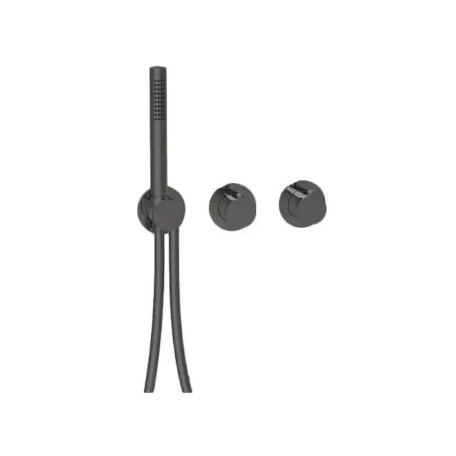 Almar Modular Смеситель для душа, настенный, термостатический, цвет: Absolute Black Brushed PVD