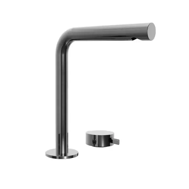 Fantini AF/21 Смеситель для раковины, 2 отв., высокий удлиненный излив: 19 см, цвет: хром