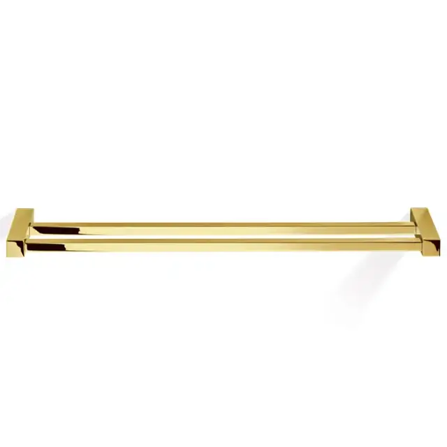 Decor Walther Corner HTD80 Полотенцедержатель 80см, двойной, подвесной, цвет: золото