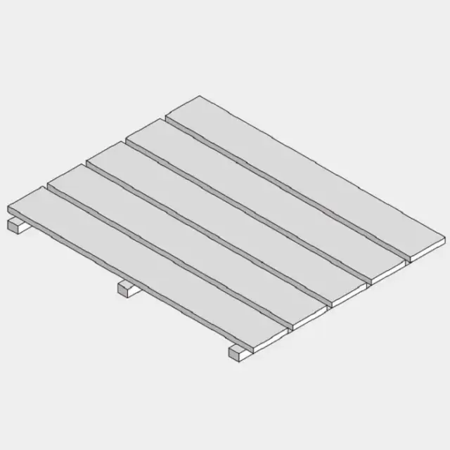 Effegibi Набор дорожек био-сауны Sky Corner 45, угловая, цвет: канадский хемлок