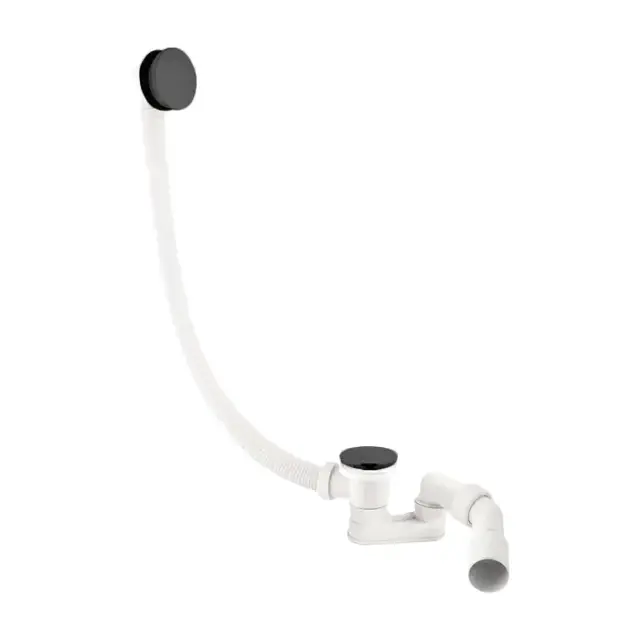 Almar Слив-перелив для ванны, цвет: черный металл брашированный PVD