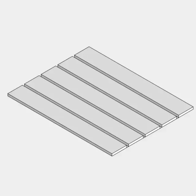 Effegibi Набор дорожек для Био-сауны Sky 60, цвет: канадский хемлок