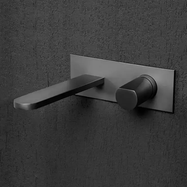 Antonio Lupi Indigo Смеситель для раковины, встраиваемый, излив: 200мм, цвет: графит