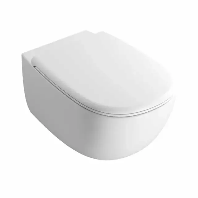 Globo Daily Унитаз подвесной безободковый 53x35см, сиденье микролифт, цвет: белый матовый