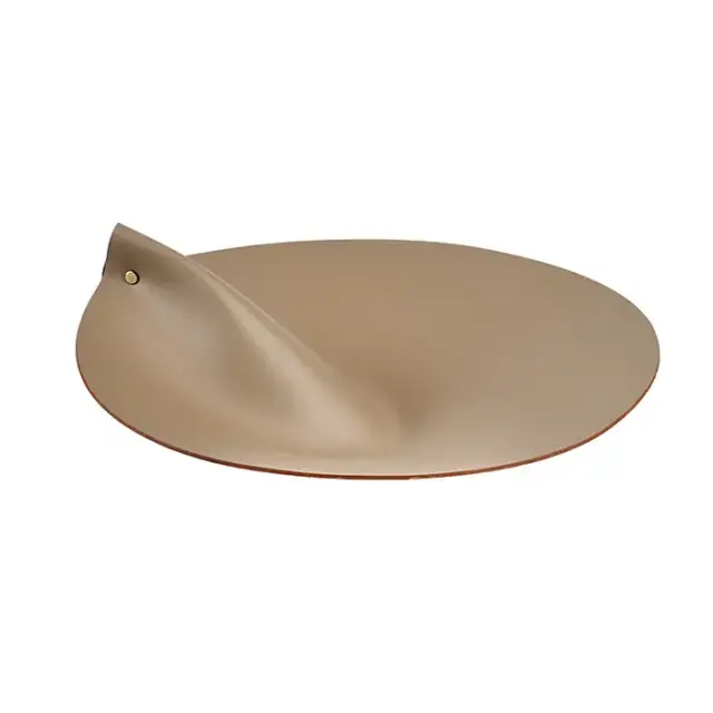 ADJ Крышка для корзины для белья, D33 см., цвет: капучино/шоколад