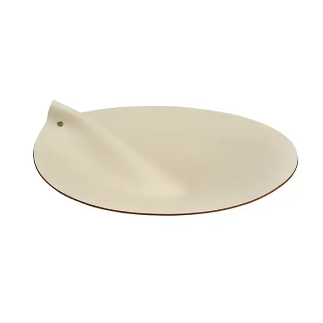 ADJ Крышка для корзины для белья, D33 см., цвет: панна котта/белый