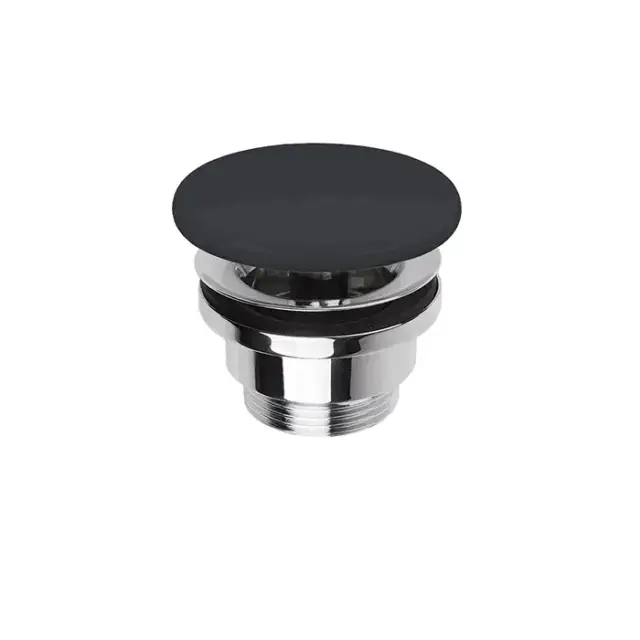 Simas Донный клапан, клик-клак, с керамической крышкой, цвет: Antracite matt