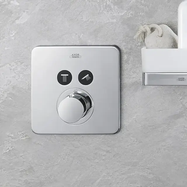 Axor ShowerSelect Термостат ShowerSelect S, для 2 потребителей, СМ, внешняя часть, цвет: хром