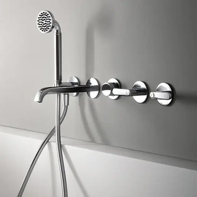 Fantini Icona Deco Смеситель для ванны, встраиваемый, цвет: хром