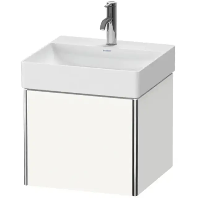 Duravit XSquare База подвесная 48.4x46x39.7см с раковиной, 1 выдвижное отделение, цвет: глянцевый белый