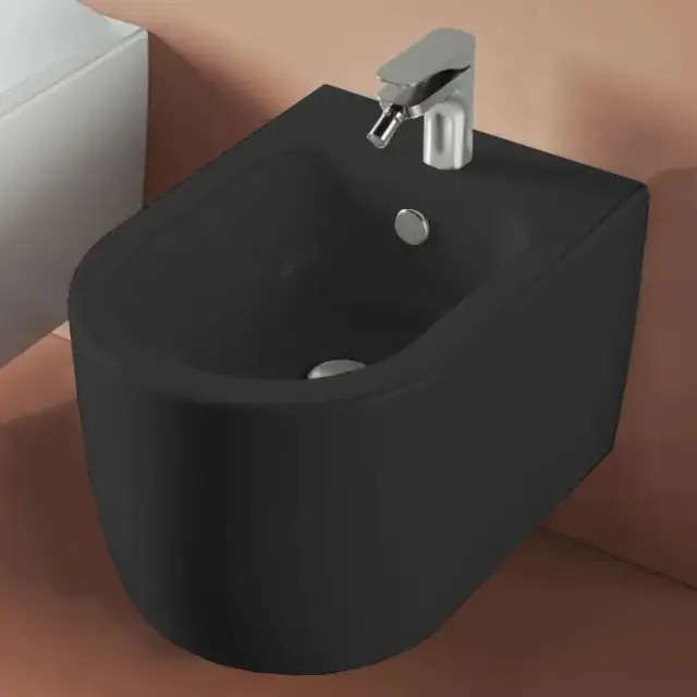 Artceram Monet Биде подвесное 36х52см., 1 отв., цвет: черный матовый