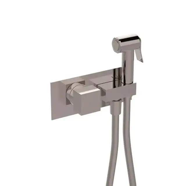 Carimali ilQuadro Гигиенический душ с прогрессивным смесителем, цвет: хром