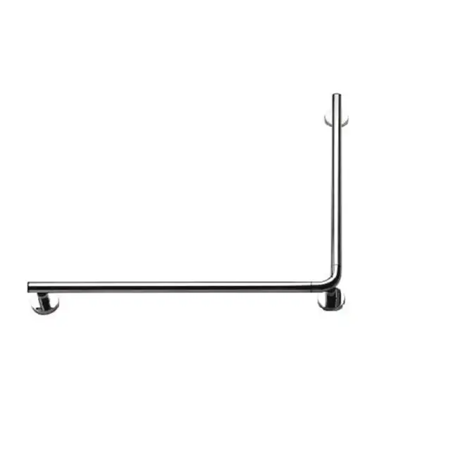 Colombo Complementi Поручень для инвалидов, угол 90 градусов, с держателем для т/б., цвет: хром