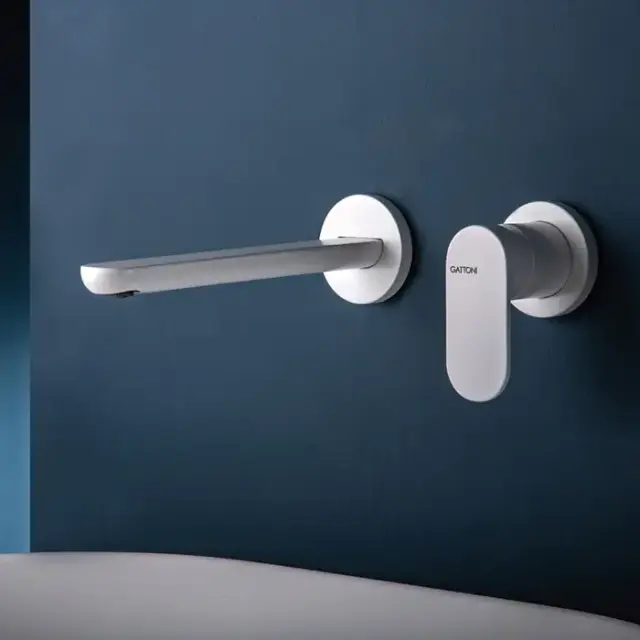 Gattoni H2Omix7000 Смеситель для раковины, встраиваемый, с GBOX, цвет: белый матовый