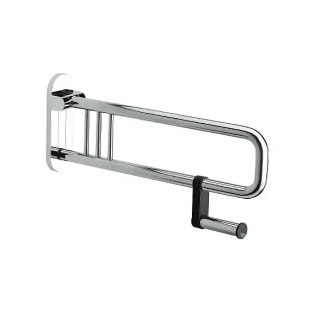 Colombo Complementi Поручень для инвалидов, 75см, с держателем для т/б., цвет: хром