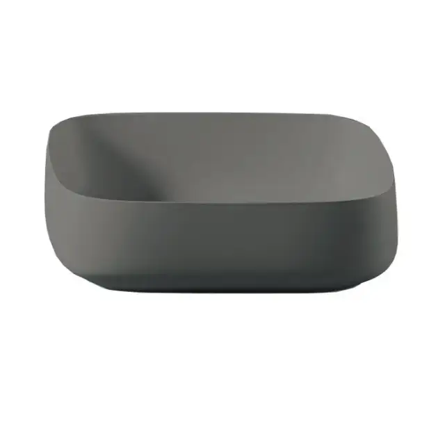 Artceram Cognac Раковина накладная Quadro 56x41 см, Saniglaze, цвет: grigio oliva