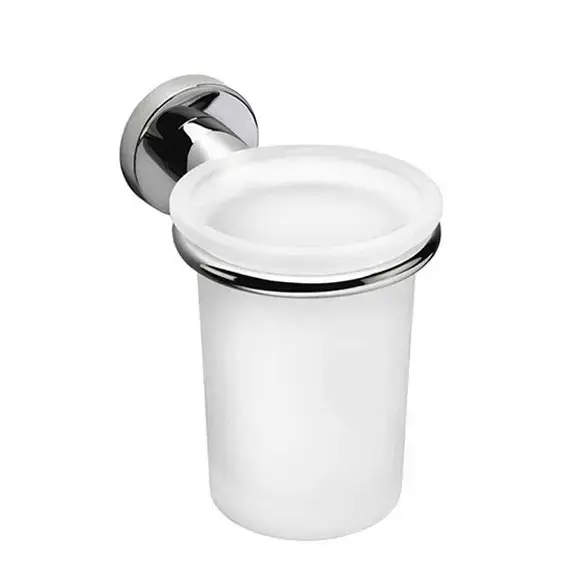 Colombo Basic Стакан подвесной, цвет: хром/матовое стекло