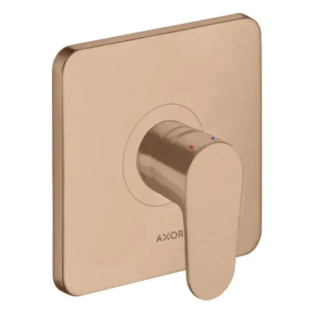 Axor Citterio M Смеситель для душа, встраиваемый, цвет: шлифованное красное золото