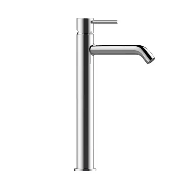 Bossini Teo T Смеситель высокий для раковины излив 14.5см с донным клапаном, гибкая подводка, цвет: хром