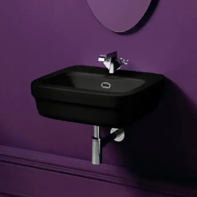 SIMAS Evolution Раковина 53х45 см, 1 отв., цвет: черный