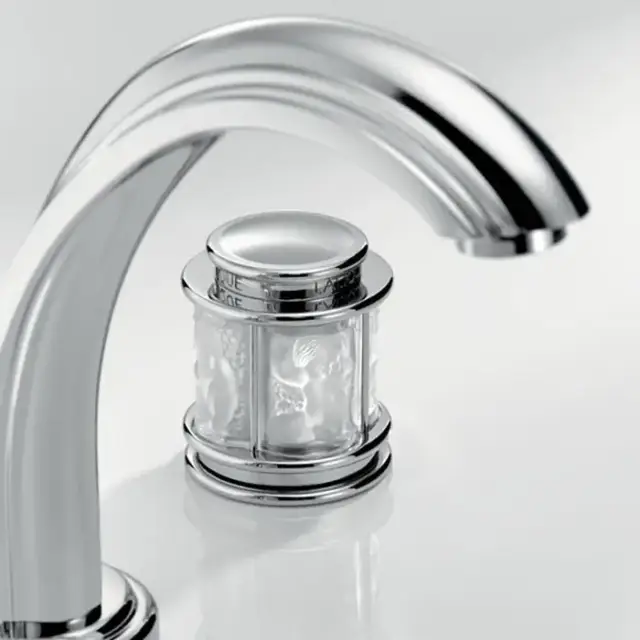 THG Ange Смеситель для раковины, 3 отв., цвет: хром