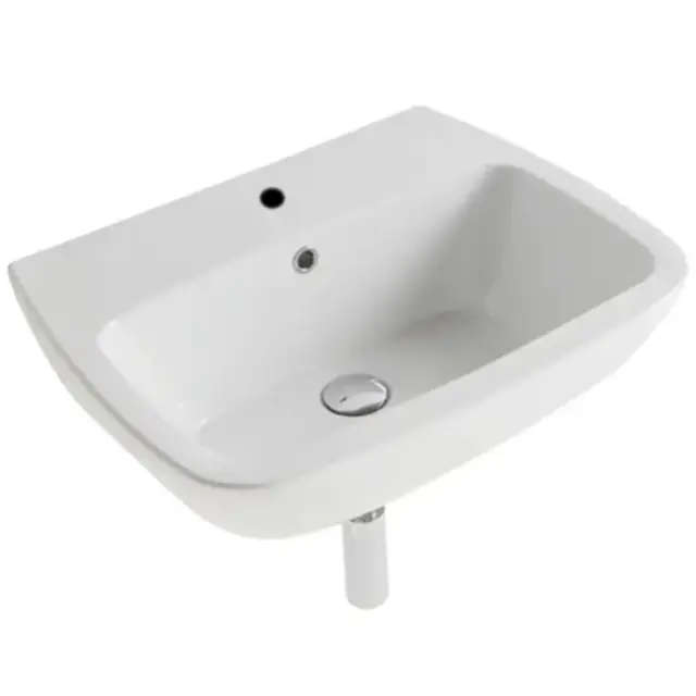 Globo Daily Раковина 61х48 см, 1 отв., с креплением, цвет: белый