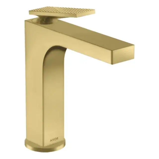 Axor Citterio Смеситель для раковины 160, на 1 отв., излив h: 16см, с донным клапаном, с текстурой, цвет: шлифованная медь