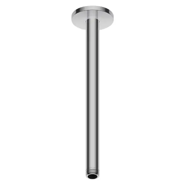 Duravit Душевой кронштейн потолочный круглая накладка, 300 мм/ соединительный патрубок размер DN15, цвет: хром