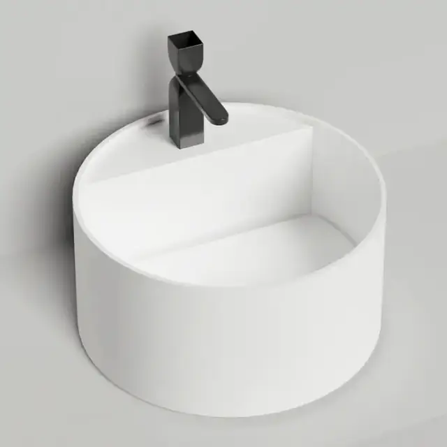 Salini Armonia Раковина 45x45x25см., 1 отв., накладная, S-Sense, цвет: белый глянцевый