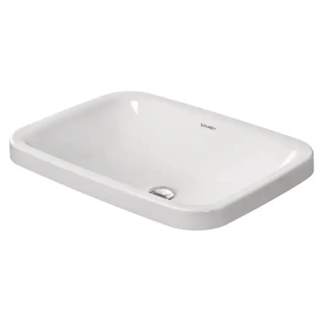 Duravit DuraStyle Раковина 60x43см., без отв., встраивания сверху, без перелива, цвет: белый
