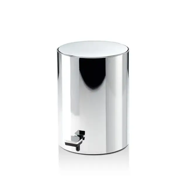 Decor Walther TE 50 Ведро 23.5xh32см, с педалью и крышкой, softclose, напольное, цвет: хром