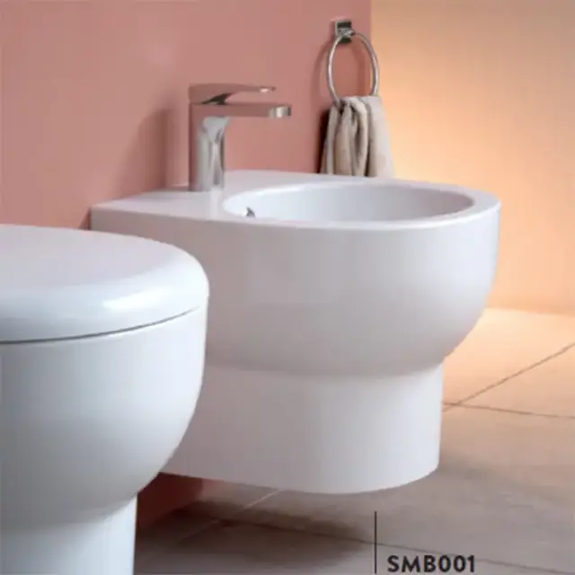 ARTCERAM/HIDRA SMARTY Биде подвесное  35х50 см, с 1 отв под смеситель, цвет: белый