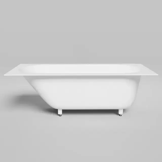 Salini Ornella kit Встраиваемая ванна 170х80х60см, донный клапан, сифон, щелевой слив-перелив, материал: S-Stone, цвет: белый матовый