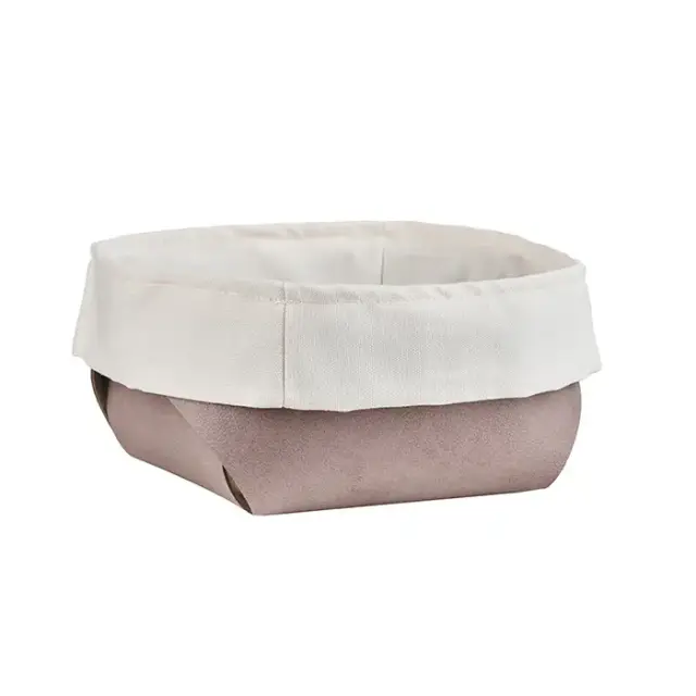 ADJ Корзина для хлеба, 15x15xH7 см., цвет: пепельная роза/устричный