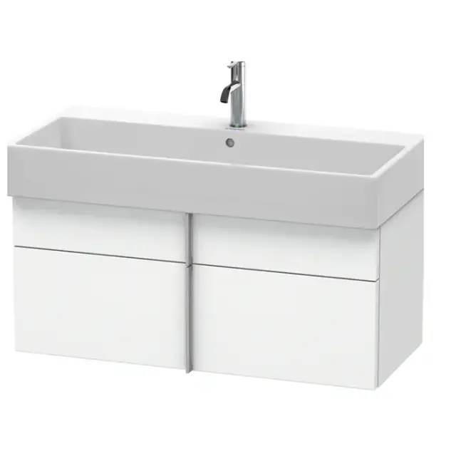 Duravit VA Тумба подвесная 98.4x43.1х44.1см., с раковиной, 1 выдв.ящик, цвет: белый