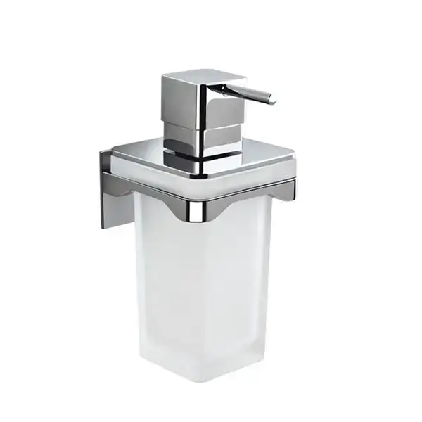 Colombo Forever Дозатор для жидкого мыла, подвесной, цвет: хром/матовое стекло